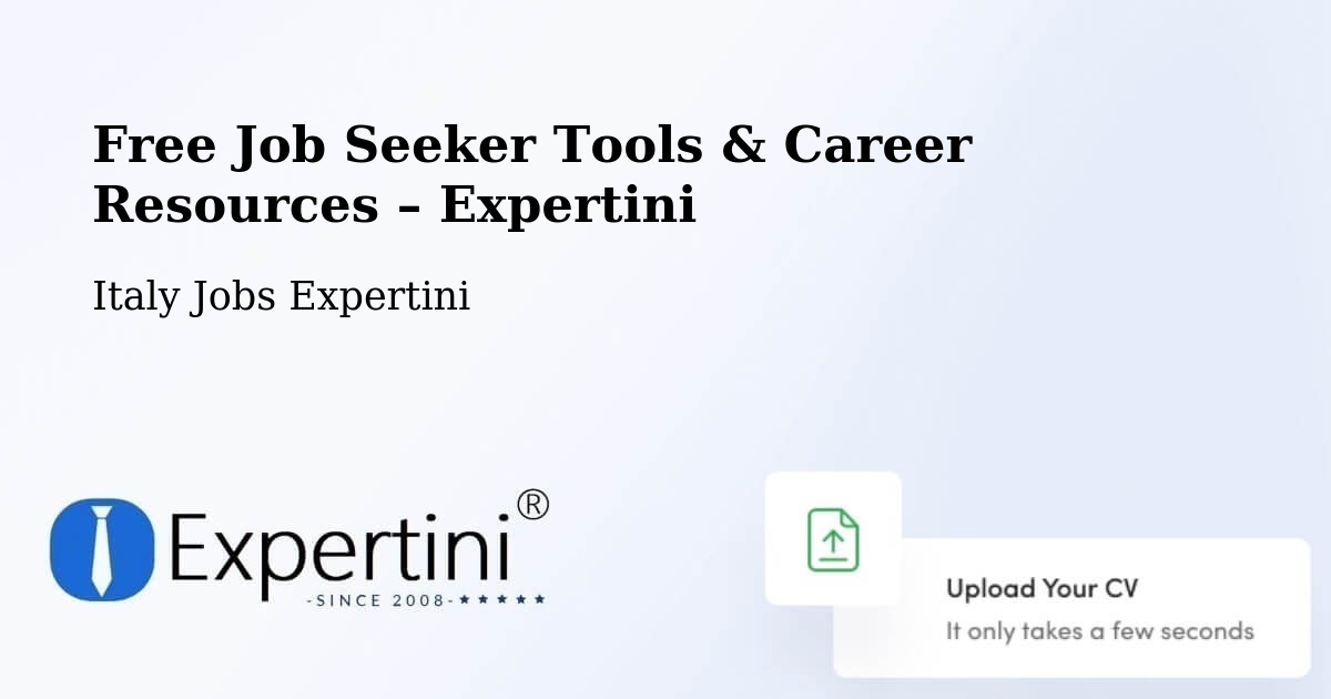 Free Job Seeker Tools & Career Resources – Cosenza - Cosenza, Italy Jobs Expertini